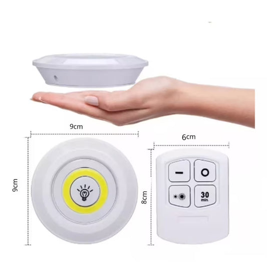 LumiGlow Pro™ | Set de 3 Lámparas LED con Control Remoto